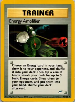 Energy Amplifier 98/105 Uncommon Neo Destiny Pokemon Moderately Played - Image 1
