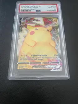 Pokemon Pikachu TCG Vivid Voltage VMAX 044/185 PSA 10 - Image 3