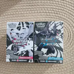 Pokemon TCG Black Bolt And White Flare Sealed Booster Bundles Lot of 2 - Image 1