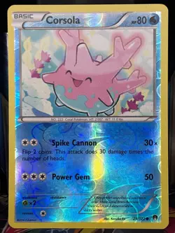 Corsola 29/122 Common BREAKpoint Pokemon Near Mint - Image 1