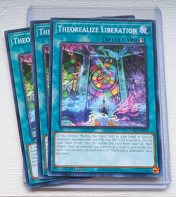 3x Theorealize Liberation BPRO-EN058 1st Edition Common Yugioh - Image 1