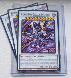 3x Storm-Bane Dragon Destorbim BPRO-EN089 1st Edition Common Yugioh - Image 1