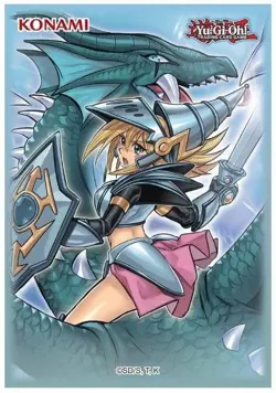YU-GI-OH! ACCESSORIES Dark Magician Girl The Dragon Knight Card Sleeves - Image 1