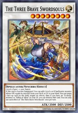Yugioh CORI-EN100 - The Three Champions of Swordsoul - Super Rare - Image 1