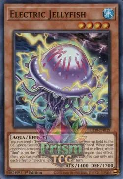 1st ed Electric Jellyfish super rare LED9-EN019 Yugioh - Image 1