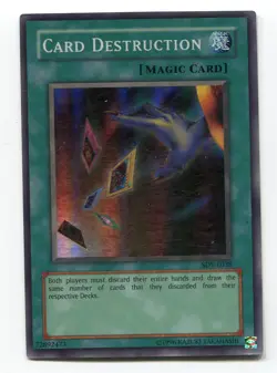 Yu-Gi-Oh! Excellent Card Destruction englisch Kartenzerstorung Super Rare SDY EX - Image 1