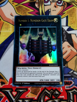 Number 1: Numeron Gate Ekam - BLAR-EN022 - Ultra Rare - 1st Edition - Yugioh - Image 1