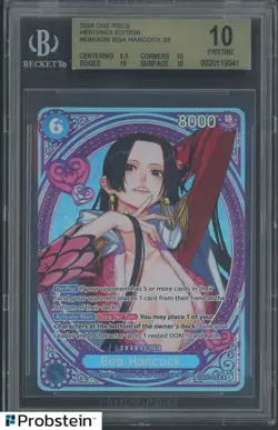 2026 One Piece Heroines Edition #EB03026 Boa Hancock SP BGS 10 PRISTINE - Image 1