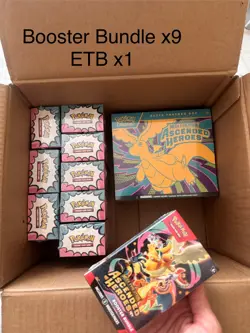 Pokemon TCG Ascended Heroes BUNDLE | Booster Bundle x9 + ETB | BRAND NEW SEALED - Image 1