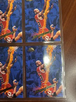 1995-96 Skybox Premium - Michael Jordan #15 9 Card Lot NM - Image 4