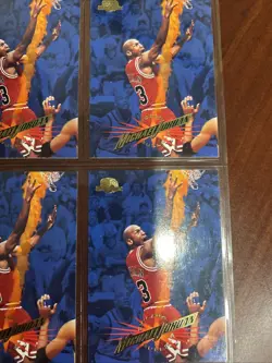 1995-96 Skybox Premium - Michael Jordan #15 9 Card Lot NM - Image 5