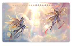 DTCG Mat Lady Devimon Custom Duel Playmat Card Zones DTCG Play DeskMat Mousepad - Image 1