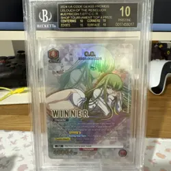 BGS 10 BLACK LABEL Union Arena C.C. Store Tournament Winner Card Code Geass EN - Image 1