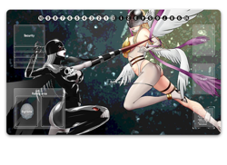 DTCG Mat Lady Devimon VS Angewomon Trading Card Game Playmat DTCG Mat Mousepad - Image 1