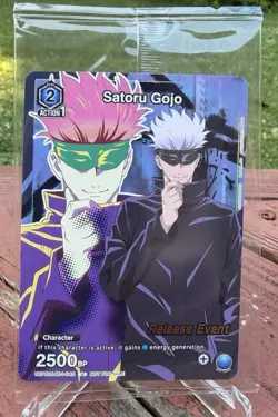 Satoru Gojo Release Event Promo Jujutsu Kaisen Union Arena - Sealed - Image 1