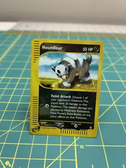 Houndour 87/147 Aquapolis Reverse Holo E Reader Pokemon Card - Image 3