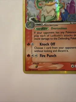 Ludicolo 6/100 Delta Species Crystal Guardians Holo Pokemon Card NEAR MINT NM - Image 5