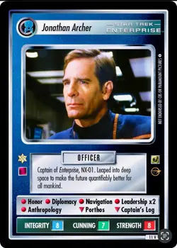 STAR TREK STCCG 1st Edition: ENTERPRISE COLLECTION~COMPLETE 18-Card UR SET: MINT - Image 2