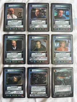 STAR TREK STCCG 1st Edition: ENTERPRISE COLLECTION~COMPLETE 18-Card UR SET: MINT - Image 3