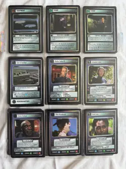 STAR TREK STCCG 1st Edition: ENTERPRISE COLLECTION~COMPLETE 18-Card UR SET: MINT - Image 4