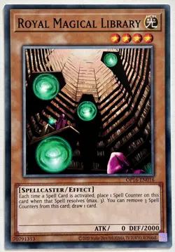 OP16-EN016 Royal Magical Library - Common Unlimited Near Mint YuGiOh Card - Image 1