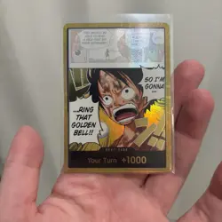 Lot Of 2 One Piece Don!! Card Gold (Luffy) Op15 Adventure On Kami's Island - Image 2