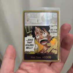 Lot Of 2 One Piece Don!! Card Gold (Luffy) Op15 Adventure On Kami's Island - Image 4