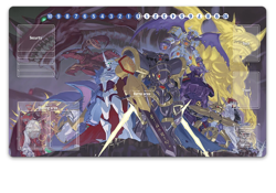 DTCG Monsters Card Game Playmat With Card Zones DTCG Play Mat Deskmat Mousepad - Image 1