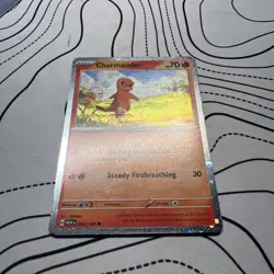 Pokemon Charmander TCG Scarlet Violet Holo Card 004/165 Cosmos - Image 2