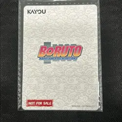 Kayou Naruto Promo Card Boruto Uzumaki NREA-PR-001 NEW SEALED NORTH AMERICAN VER - Image 4