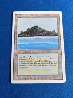 Tropical Island 1x MtG Revised SP/NM GORGEOUS **See Pictures!** - Image 1