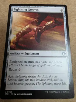 Lightning Greaves - Commander Masters Regular - Mtg - Image 1