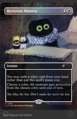 PRESALE MTG Secret Lair "Cats are the Best" Purr Majesty Foil Edition FREE SHIP - Image 1