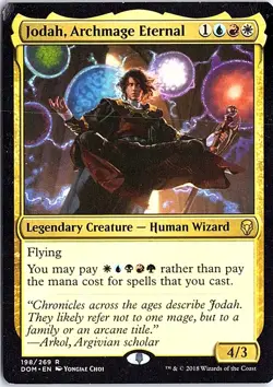 Jodah, Archmage Eternal R Dominaria 198 LP MTG - Image 1