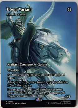 Doom Variant - Roaming Throne (Borderless) Marvel Universe Eternal-Legal Regular - Image 1