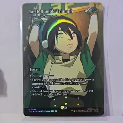 Wizards of the Coast Earth Rumble Triumph 0044 Foil Instant Wildspeaker Green - Image 1