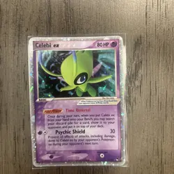 Celebi ex 17/17 POP Series 2 Holo Rare Vintage Pokemon TCG - Image 1