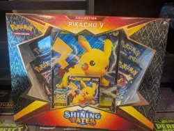 Pokemon TCG Shining Fates Pikachu V Collection Box - NEW FACTORY SEALED - Image 1