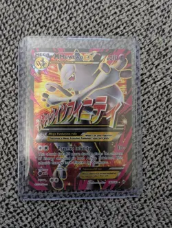 2015 Pokemon Breakthrough Mega Mewtwo Ex 160/162 Full Art- SO CLEAN - Image 2