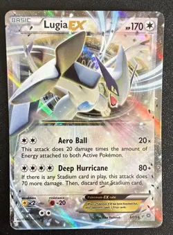 Pokemon Lugia EX 68/98 XY Ancient Origins LP - Image 1