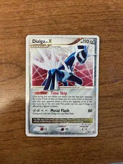 Pokemon Dialga LV.X DP17 Black Star Promo Holo Rare Diamond Pearl LP NM - Image 1
