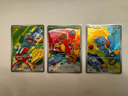 Pokemon TCG First Partner Illustration Gen 1 Kanto Starters Set MEP 037/038/039 - Image 1