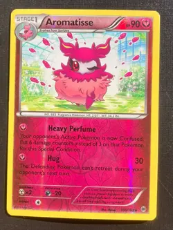 Aromatisse 106/162 Pokemon Breakthrough Reverse Holo Rare TCG LP - Image 1