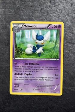 Pokemon TCG - Meowstic 43/106 - Flashfire - Rare - Image 1