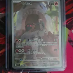 Pokemon TCG Torkoal 172/167 SV06 IR Holo EN 2024 - Image 1