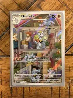 Pokemon TCG - Scarlet & Violet 151 - Machoke 177/165 - Holo Illustration Rare - Image 1