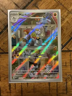 Pokemon TCG - Scarlet & Violet 151 - Machoke 177/165 - Holo Illustration Rare - Image 3