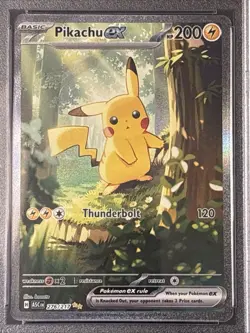 2026 POKEMON ASCENDED HEROES SPECIAL ILLUSTRATION RARE #276 PIKACHU EX PSA 9 - Image 2