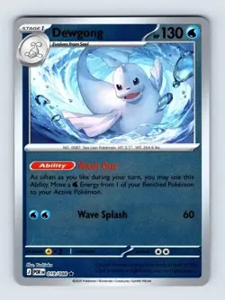 Dewgong Perfect Order Rare • 019/088 Reverse Holo NM Pokemon - Image 1