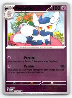 Reverse Holo Meowstic Perfect Order Uncommon • 034/088 NM - Image 1